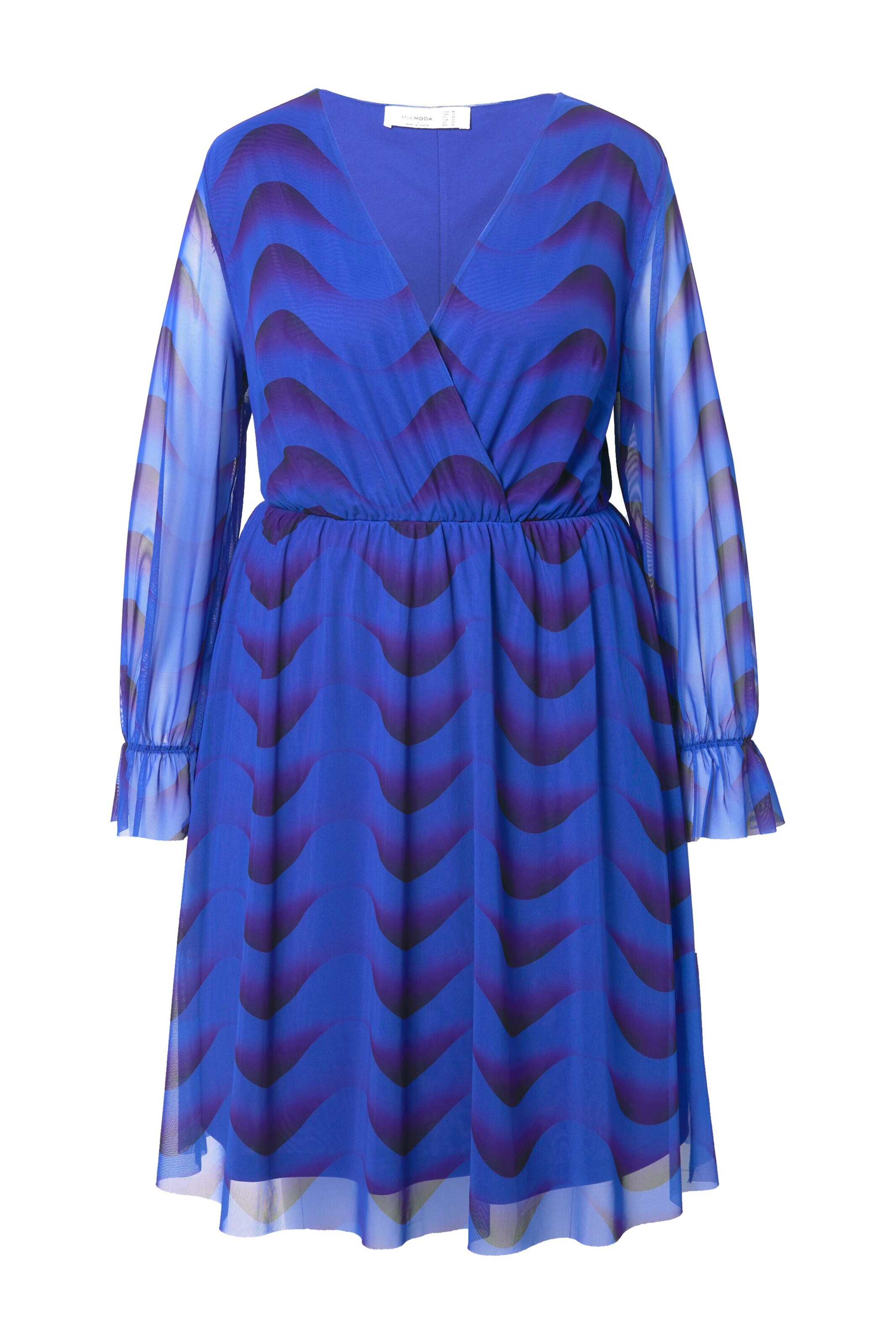 MIAMODA Jurk in Blauw: voorkant