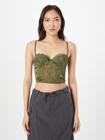 Reggiseno 'Ava' di BDG Urban Outfitters in verde: frontale