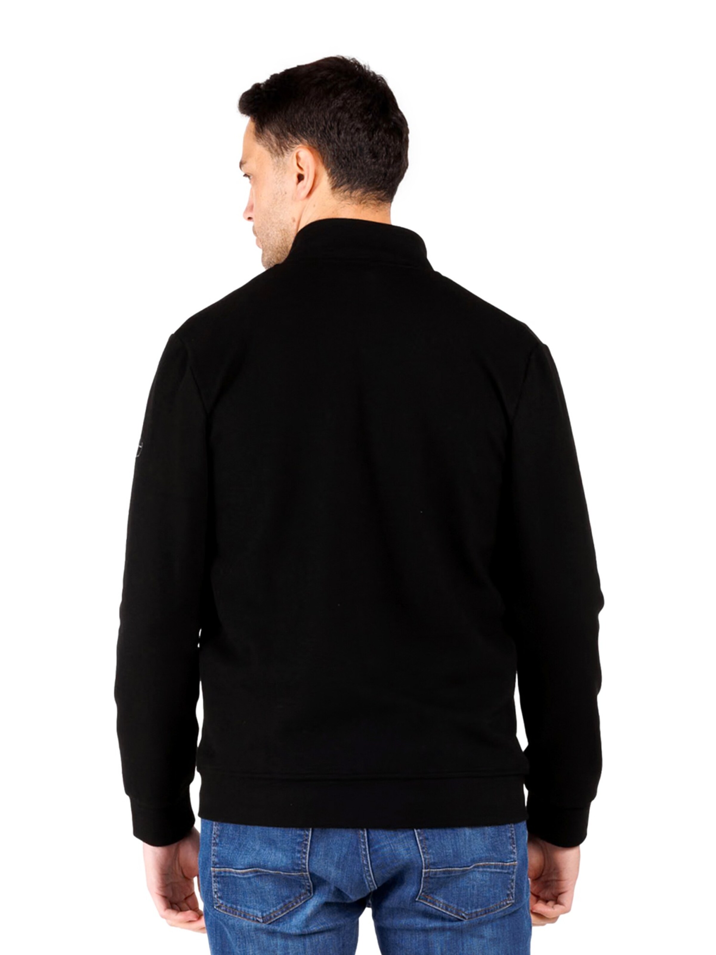 Key Largo Sweatjakke 'KLNEW TRAINER' i sort