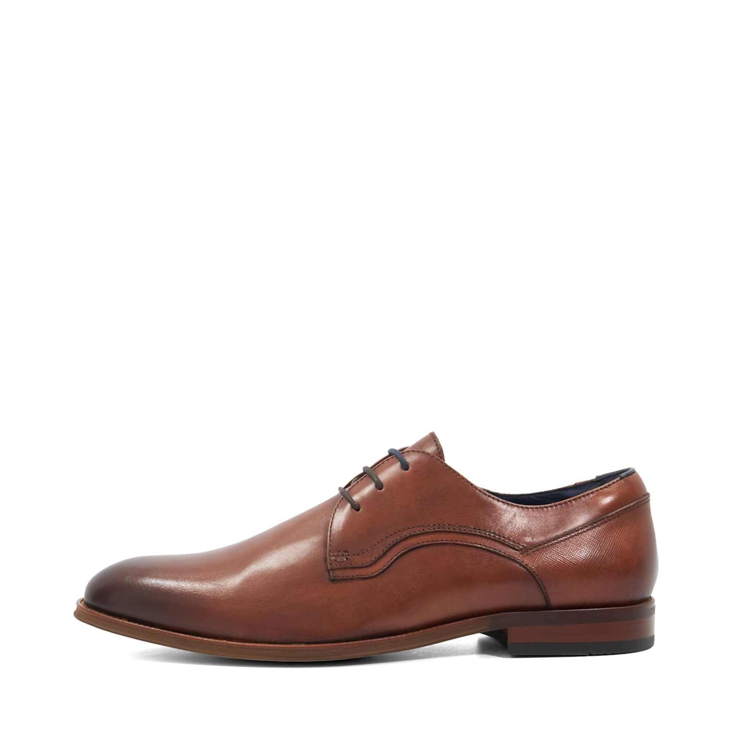 Dune LONDON Veterschoen 'Stenton' in Bruin