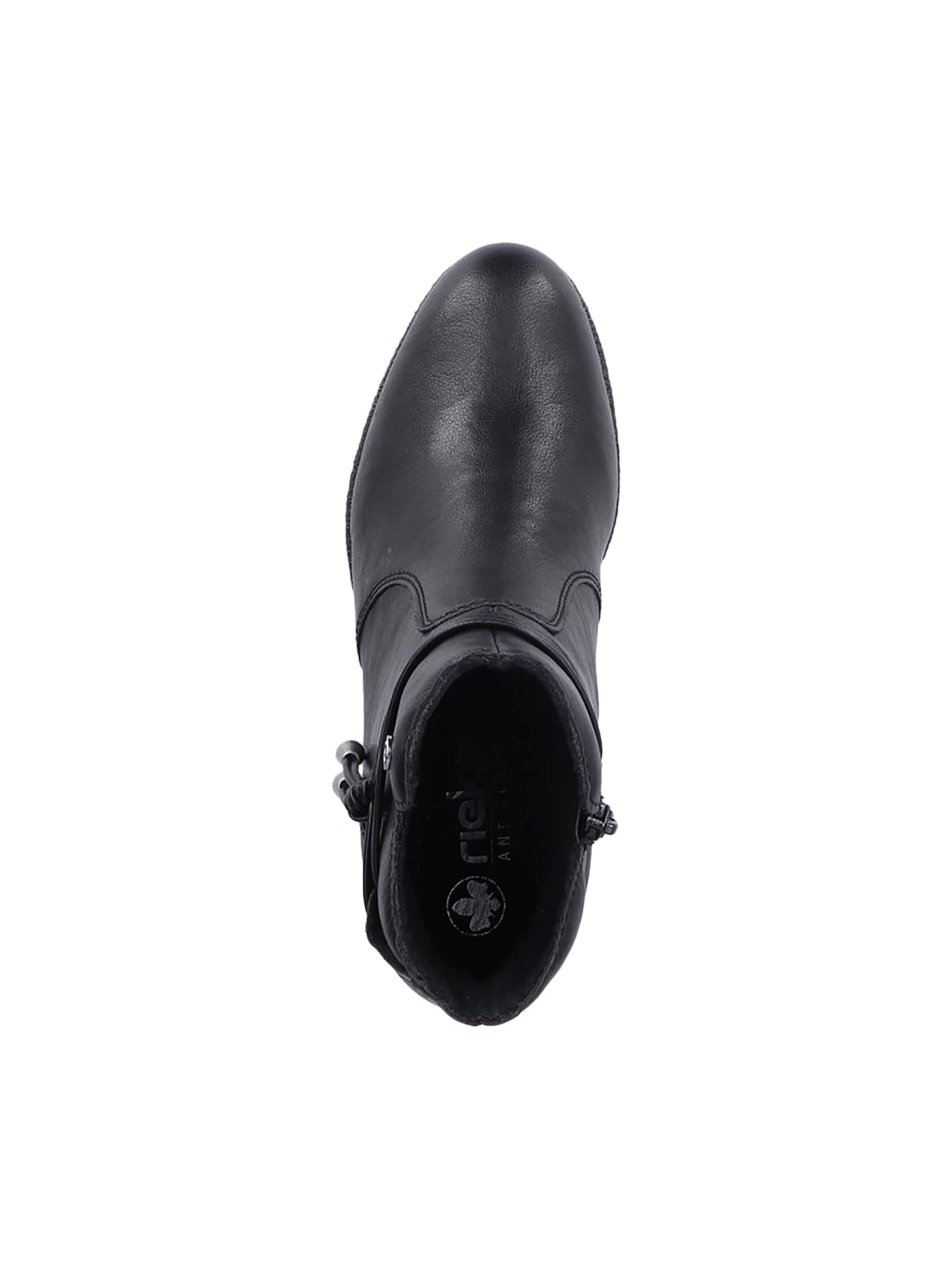 Rieker Ankle boots 'Girona Absatzstiefelette' in Black