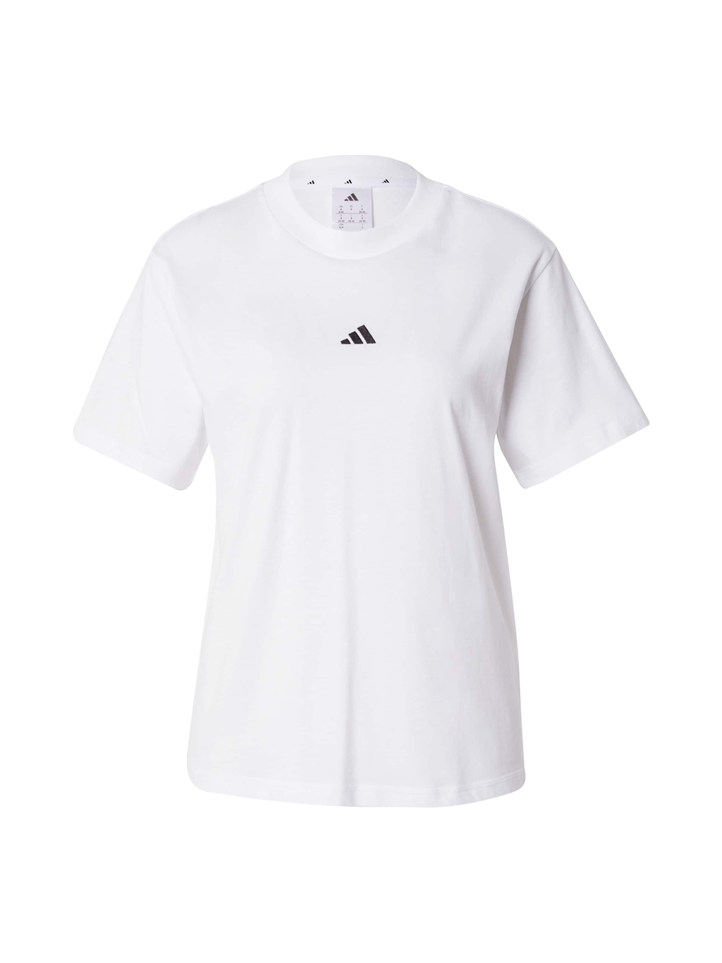 ADIDAS SPORTSWEAR Функционална тениска в бяло: отпред