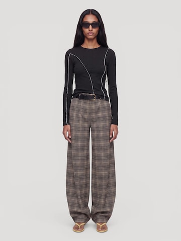 EDITED Shirt 'Mako' in Zwart