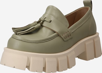 Marc O'Polo Classic Flats 'Lisbet' in Green: front