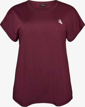 T-shirt 'Abasic' Active by Zizzi en rouge : devant