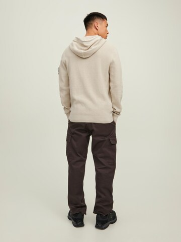 JACK & JONES Sweater in Beige