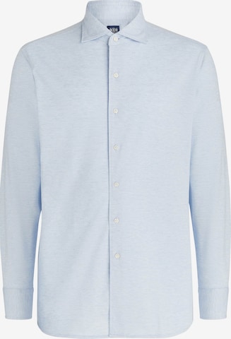 Boggi Milano Button Up Shirt in Blue: front