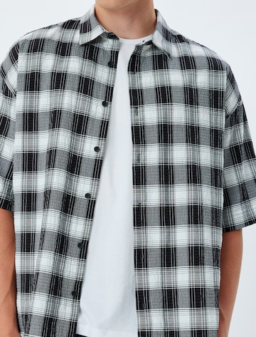 Koton Regular fit Button Up Shirt in Black