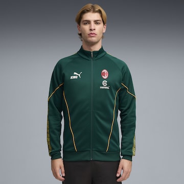 PUMA Sportjacke 'AC Milan' in Grün: Vorderseite