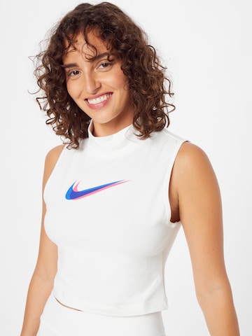 Nike Sportswear Top | bela barva: sprednja stran