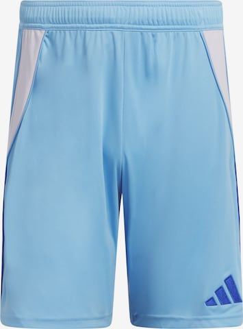 ADIDAS PERFORMANCE Workout Pants in Blue: front