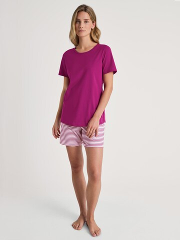 CALIDA Short Pajama Set in Red