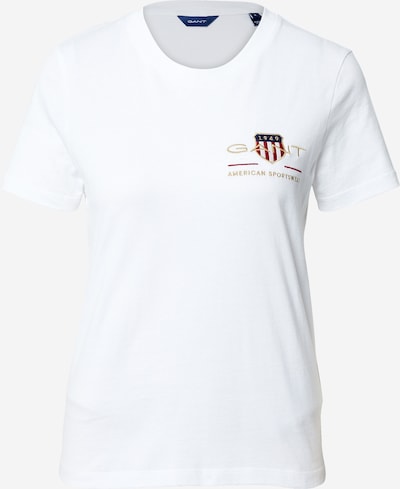 GANT T-Shirt 'Archive Shield' in dunkelblau / gold / rot / weiß, Produktansicht