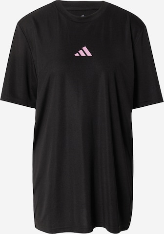 ADIDAS PERFORMANCE Sportshirt 'Court Graphic' in Schwarz: predná strana