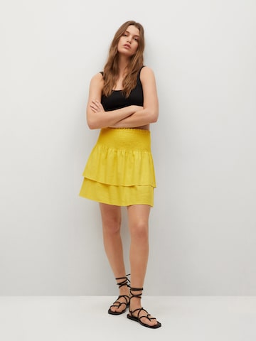 MANGO Skirt 'LACI' in Yellow