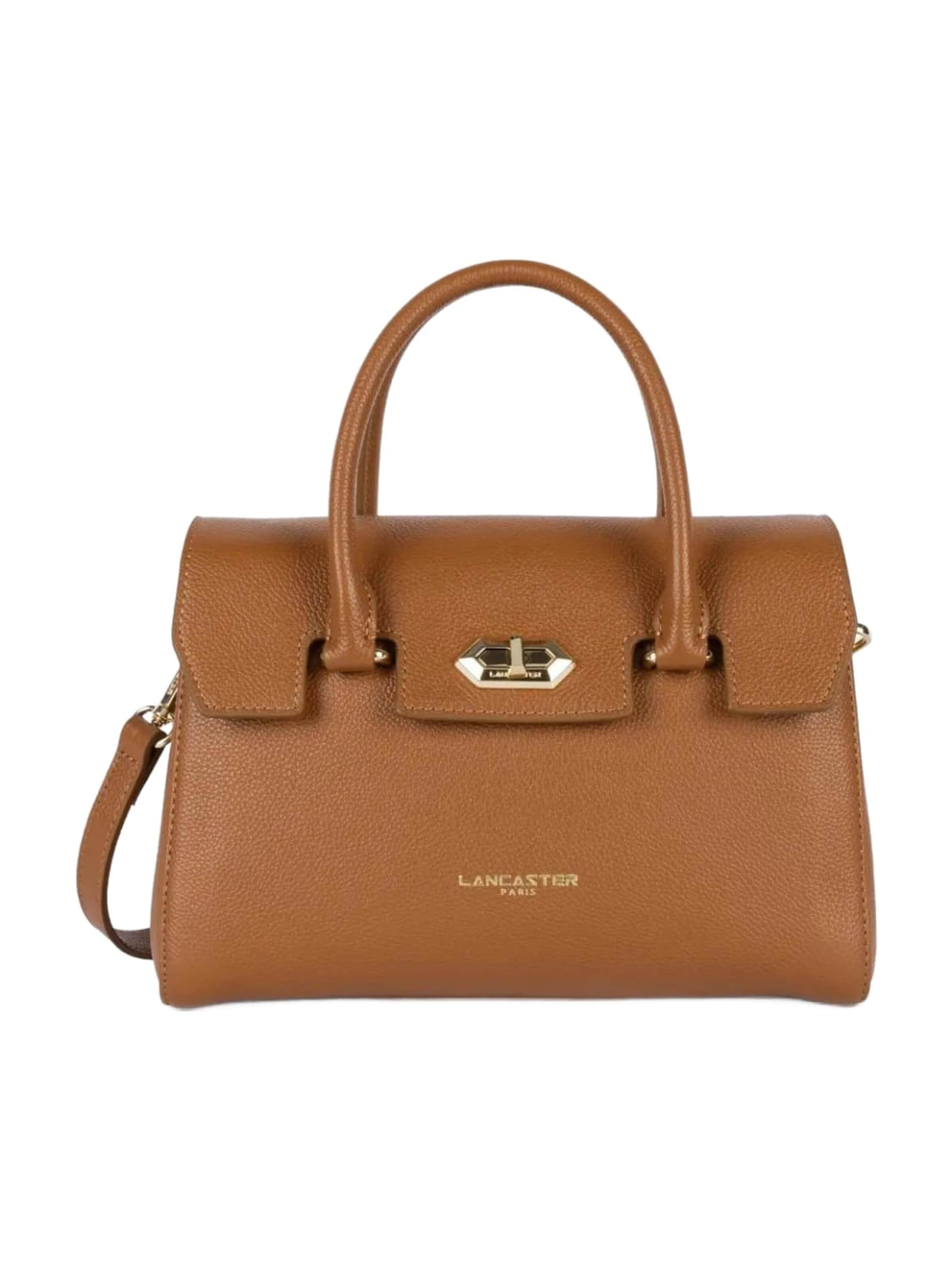 LANCASTER Paris Handbag 'Lancaster Sac Milano Cosmos S Camel' in Brown: front