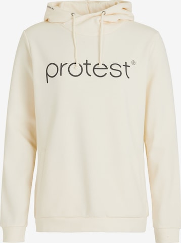 PROTEST Sweater 'CLASSIC LOGO HOODY' in White: front