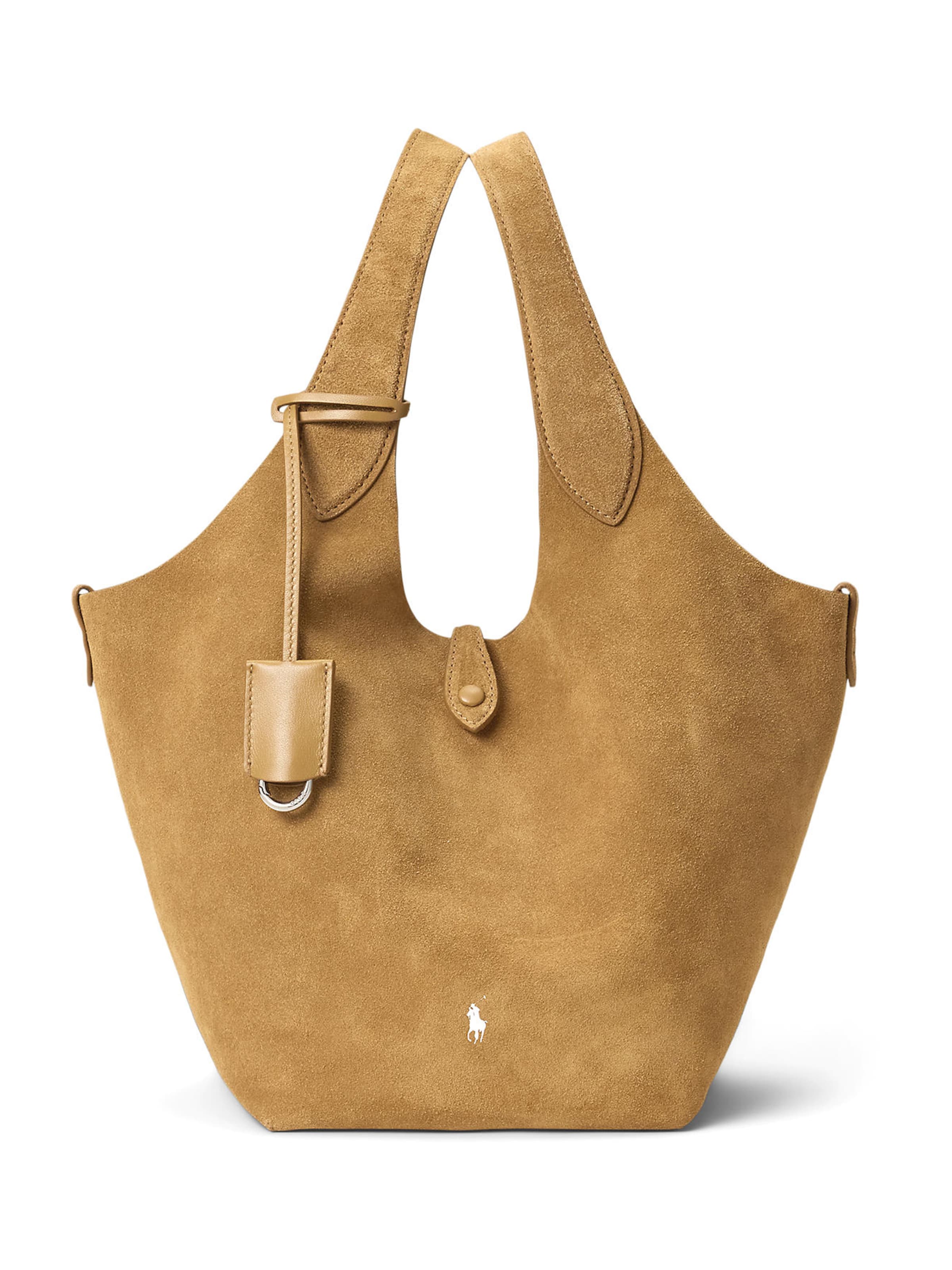 Polo Ralph Lauren Schoudertas in Bruin: voorkant