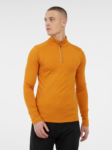 PROTEST Athletic Sweatshirt 'REWILL' in Yellow