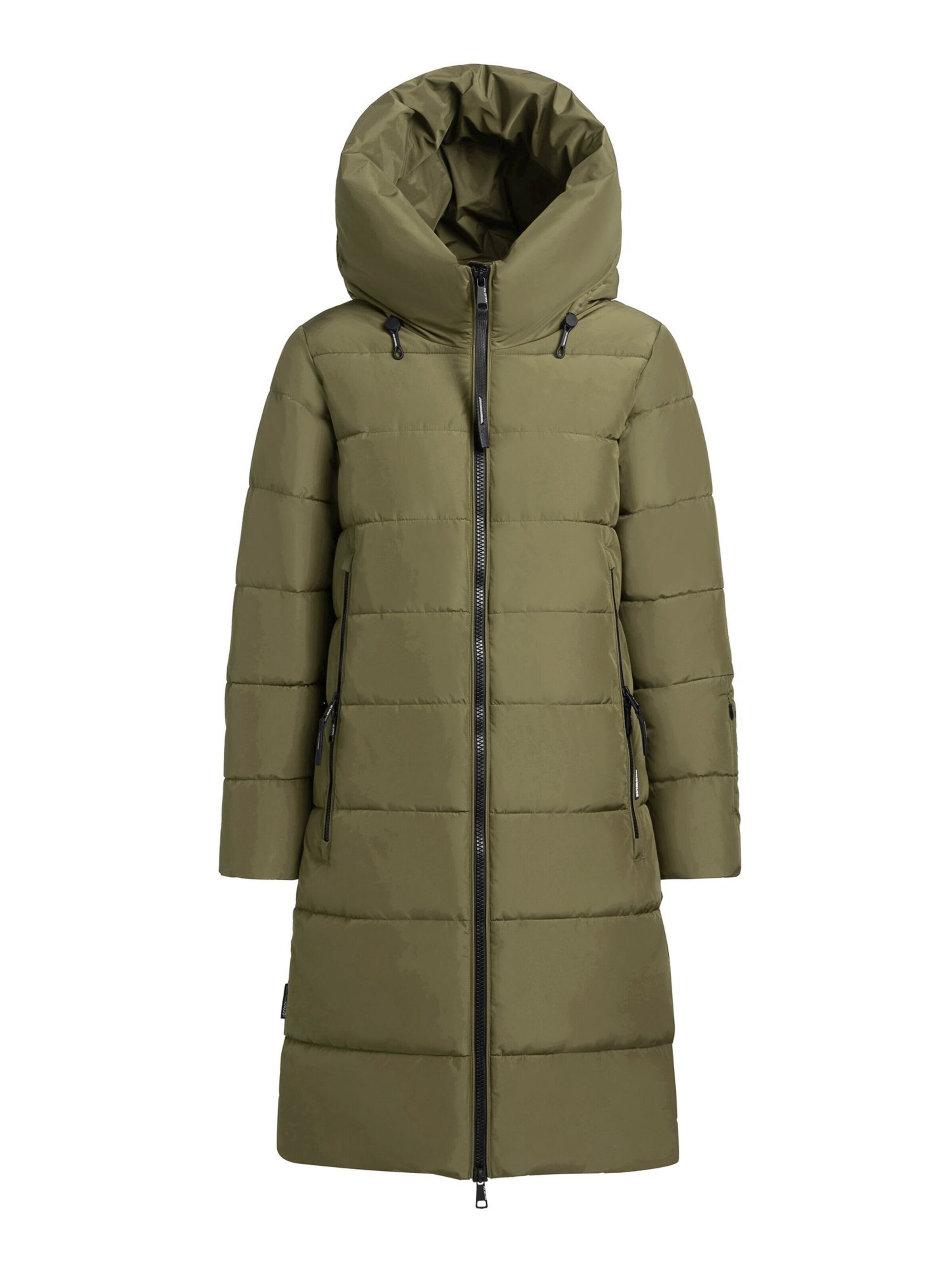 khujo Winter Coat in Green: front