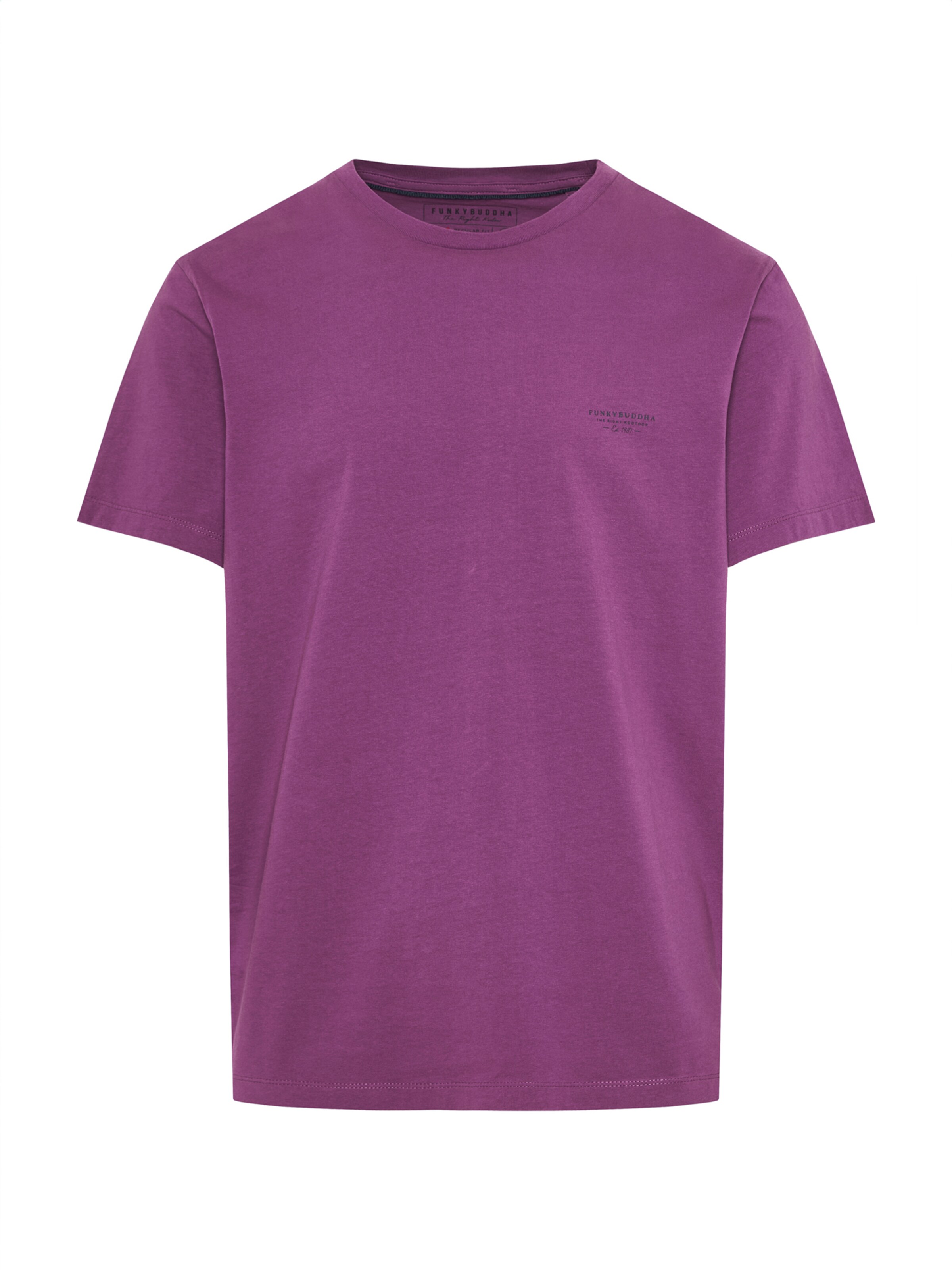 Funky Buddha Koszulka w kolorze fioletowy: przód