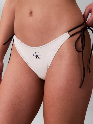 Bas de bikini Calvin Klein Swimwear en blanc