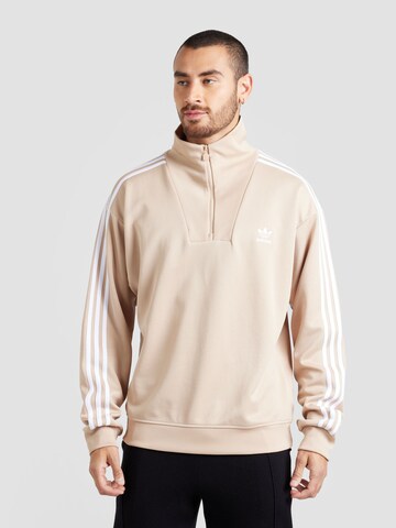 Felpa di ADIDAS ORIGINALS in beige: frontale
