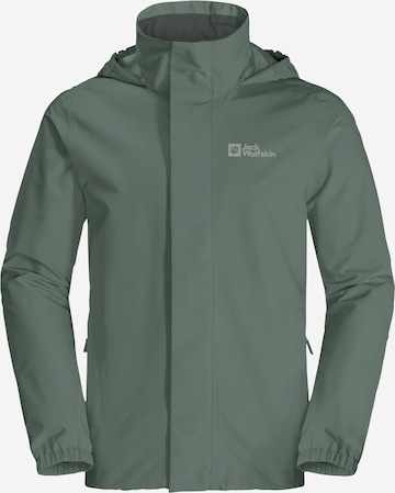 JACK WOLFSKIN Outdoor jacket 'STORMY POINT' in Green: front