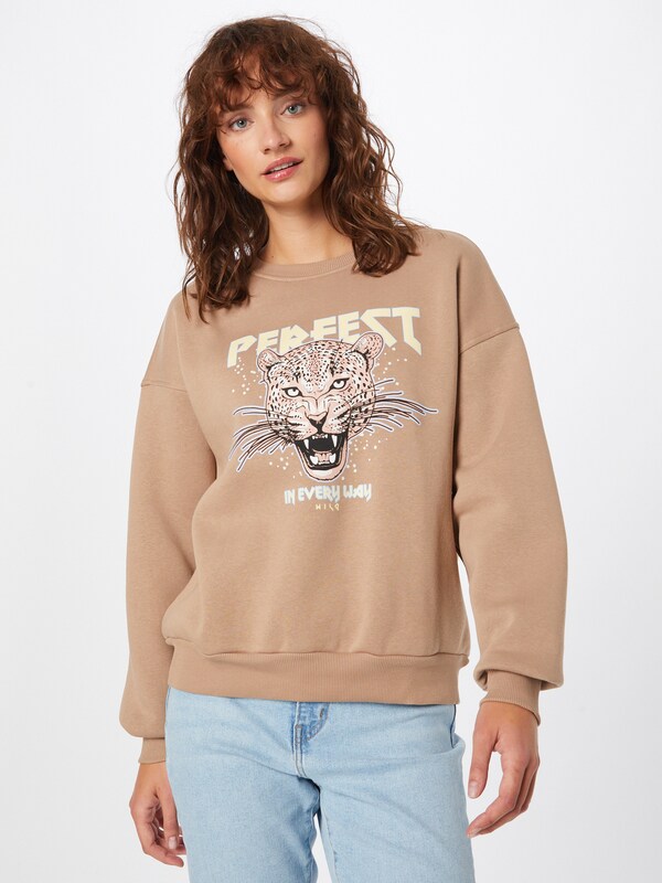 SISTERS POINT - Sudadera 'PEVA' en marró