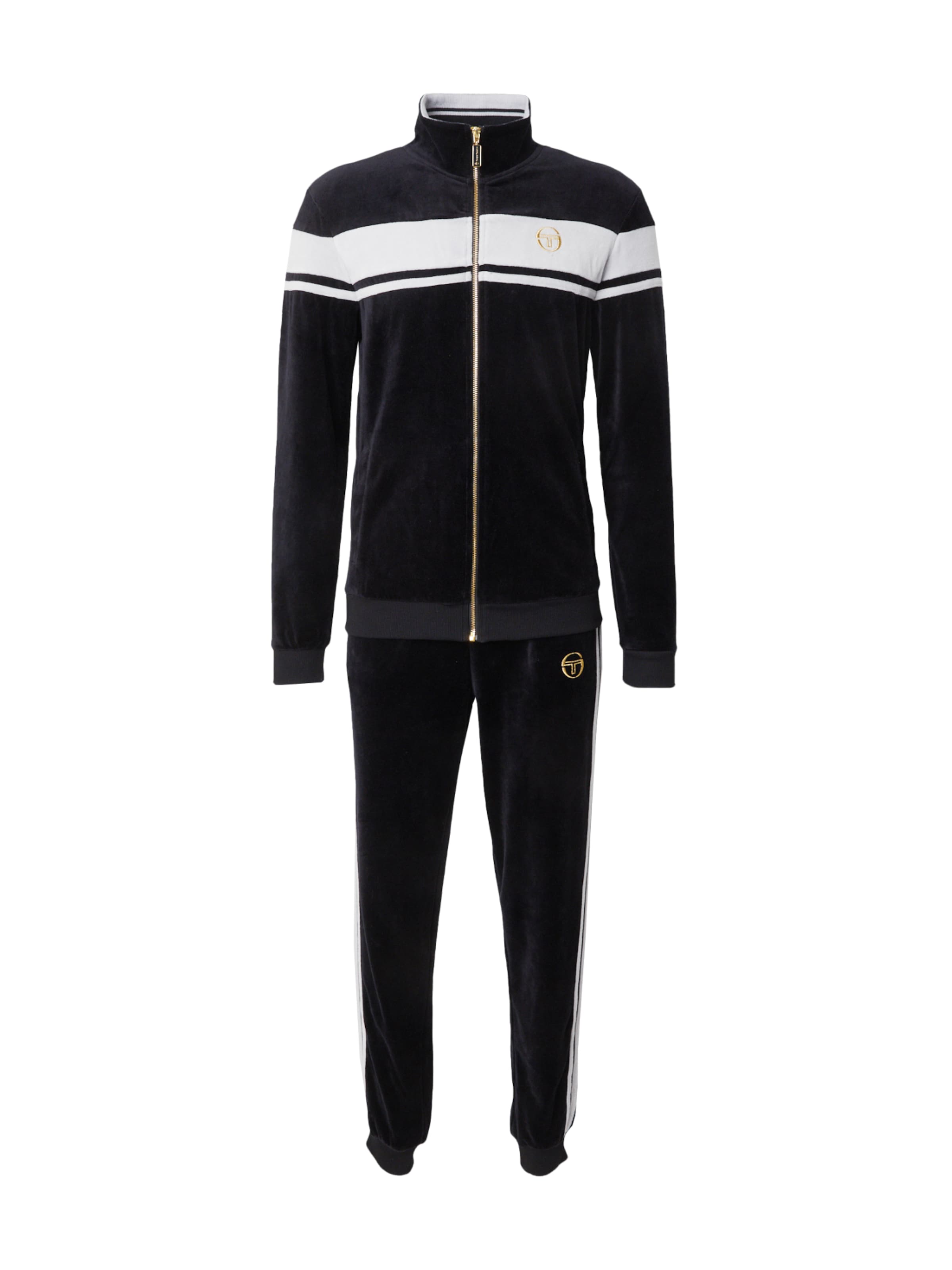 Sergio Tacchini Sweatsuit 'Damarindo' in Black: front