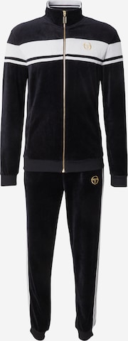Sergio Tacchini Jogginganzug 'Damarindo' in Schwarz: Vorderseite