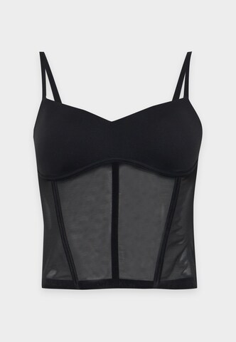 Calvin Klein - Top moldeador en negro: frente