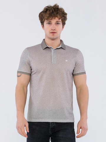 Felix Hardy Poloshirt  'Nicolas' in Grau: Vorderseite