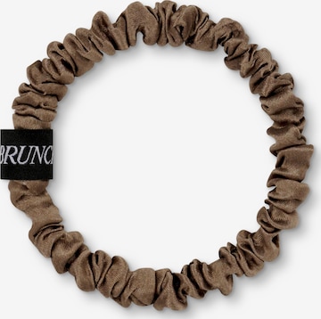 Ornement pour cheveux 'Snake Skin' BRUNCHIES® en marron : devant