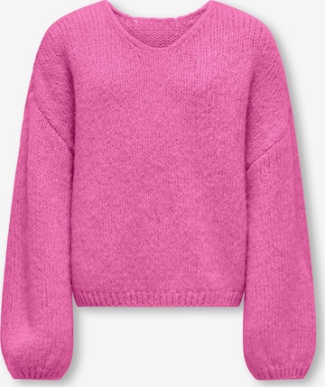 Pull-over 'KOGDinea' ONLY GIRLS en rose : devant