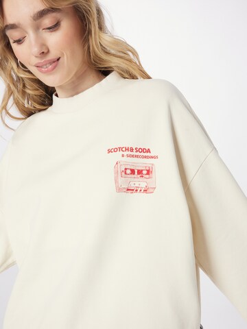 SCOTCH & SODA Sweatshirt in Beige