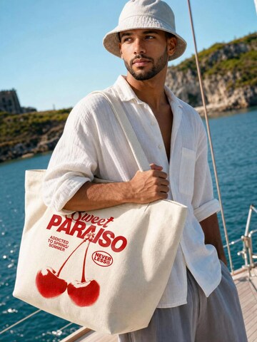 Neverless Strandtasche 'Sweet Paraiso'‌‌‌‌‌‌‌‌ in Beige