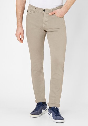 REDPOINT Slim fit Jeans in Beige: front