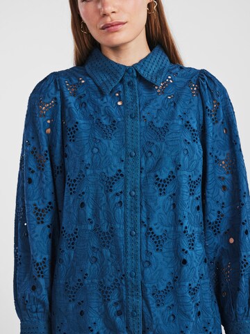 Y.A.S Shirt Dress 'TEALA' in Blue