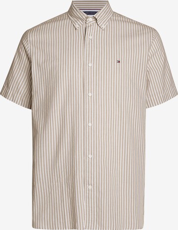 Coupe regular Chemise TOMMY HILFIGER en beige : devant