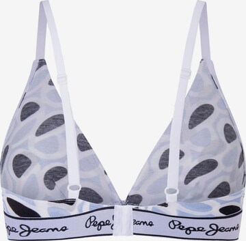 Pepe Jeans Triangle Bra in Blue