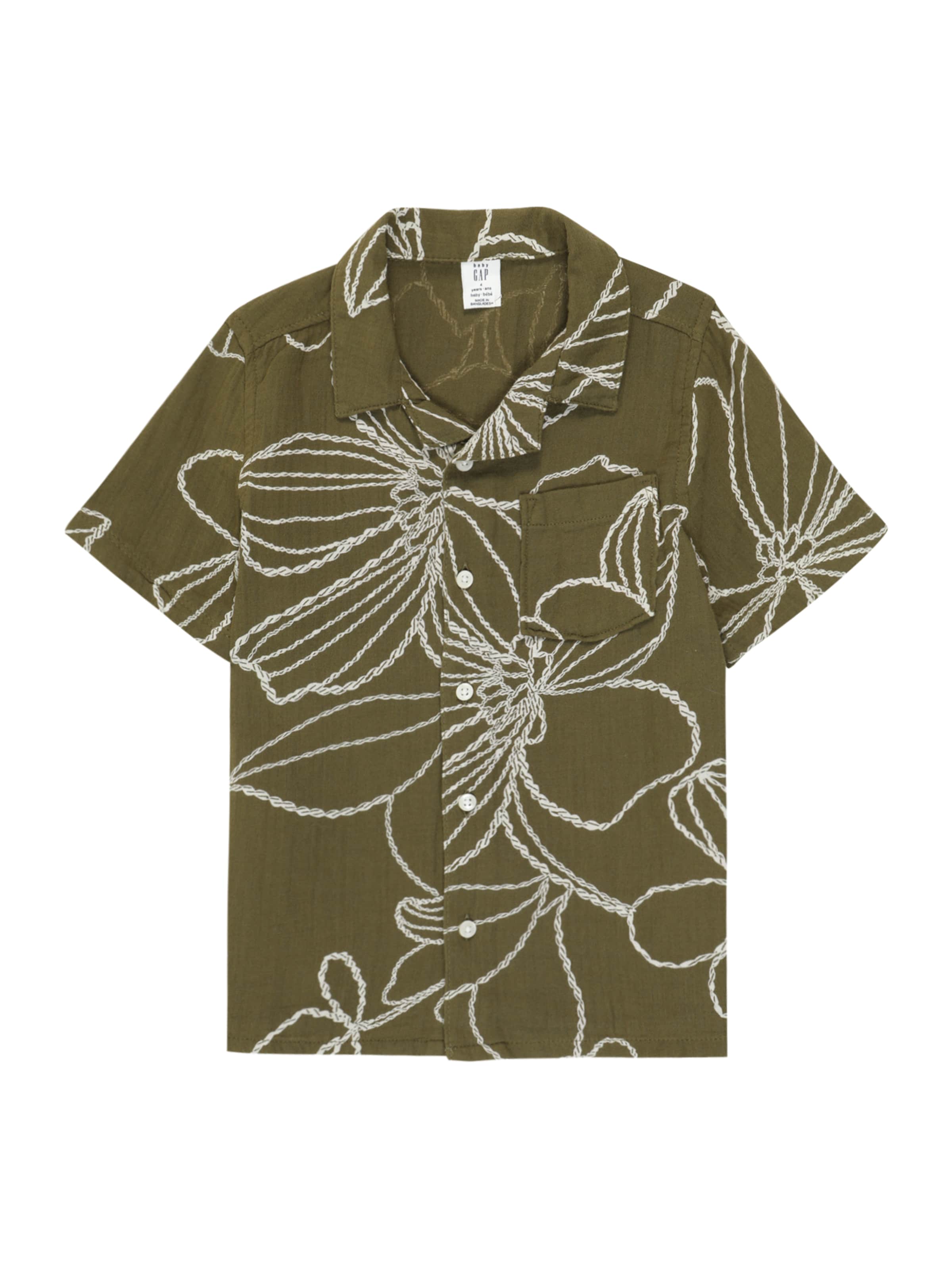 GAP Mugav suurus Triiksärk, värv roheline: eest vaates