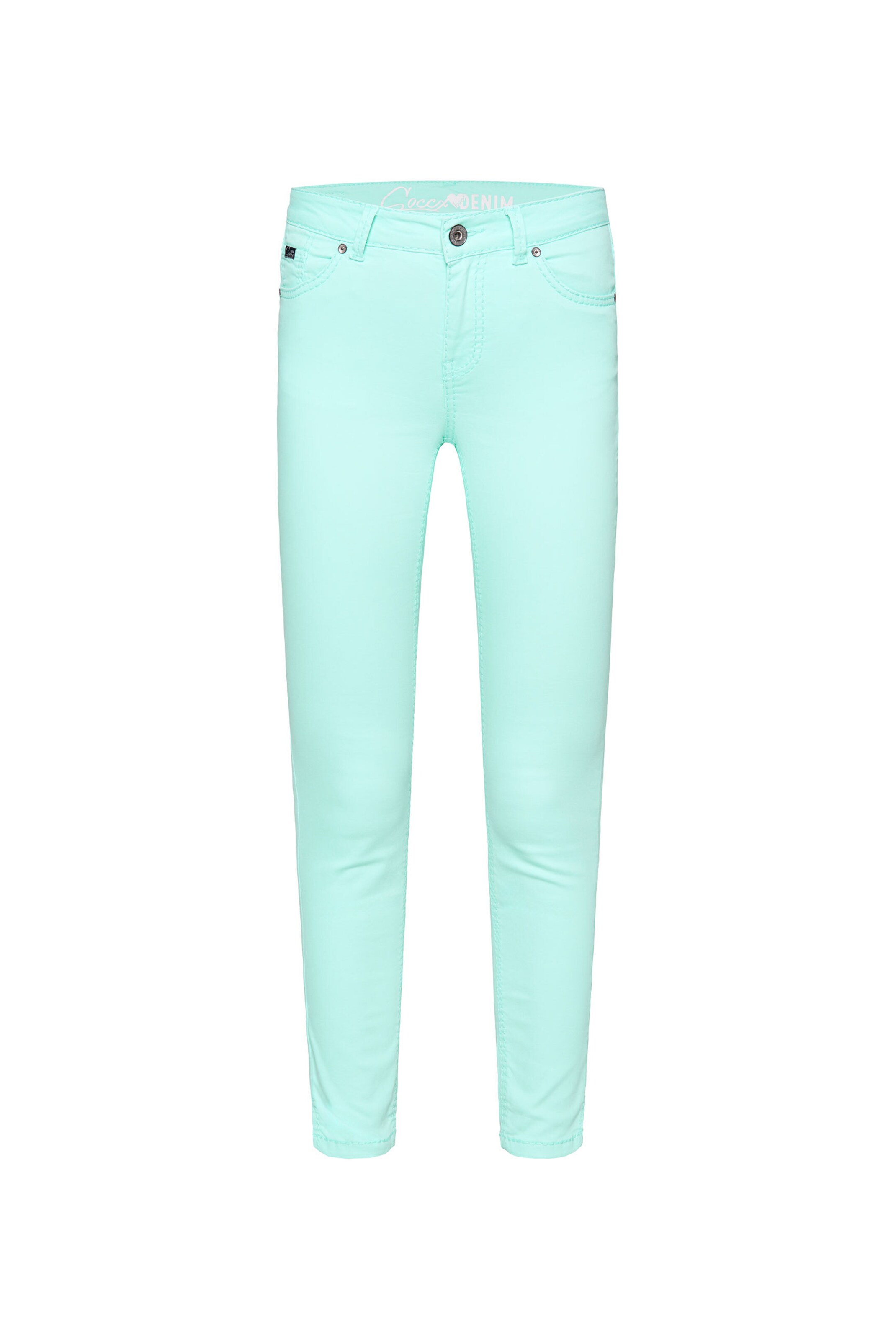 Soccx Slimfit Jeans Slim Fit in Grün: Vorderseite