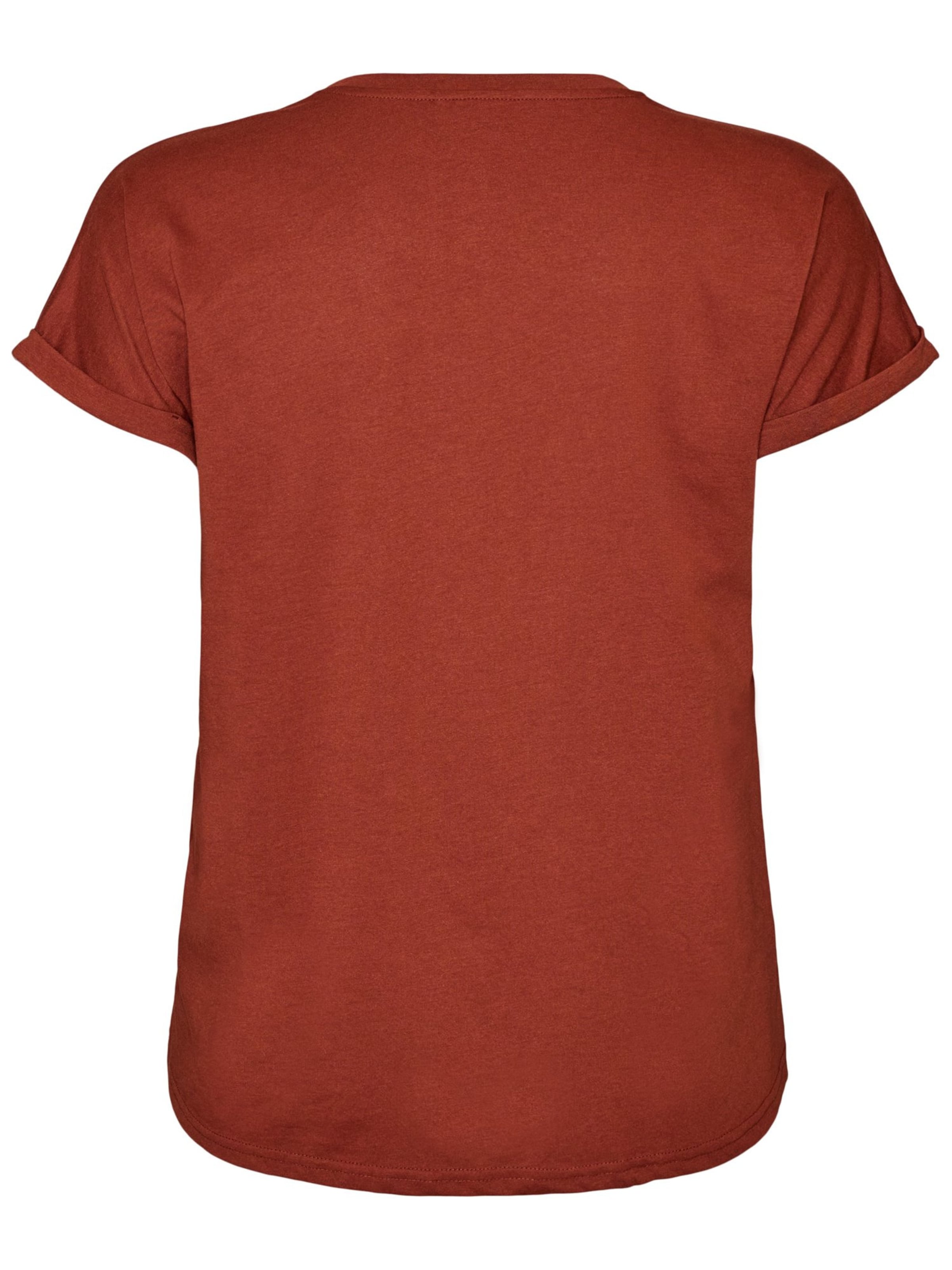 T-shirt 'Mkatja' Zizzi en marron