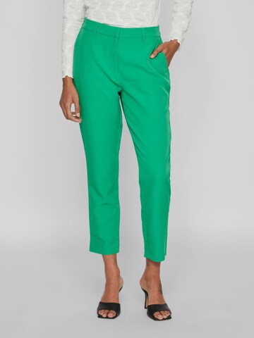 Regular Pantalon VILA en vert : devant