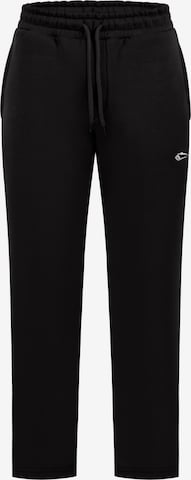 Smilodox Jogginghose Yasin in Schwarz: Vorderseite