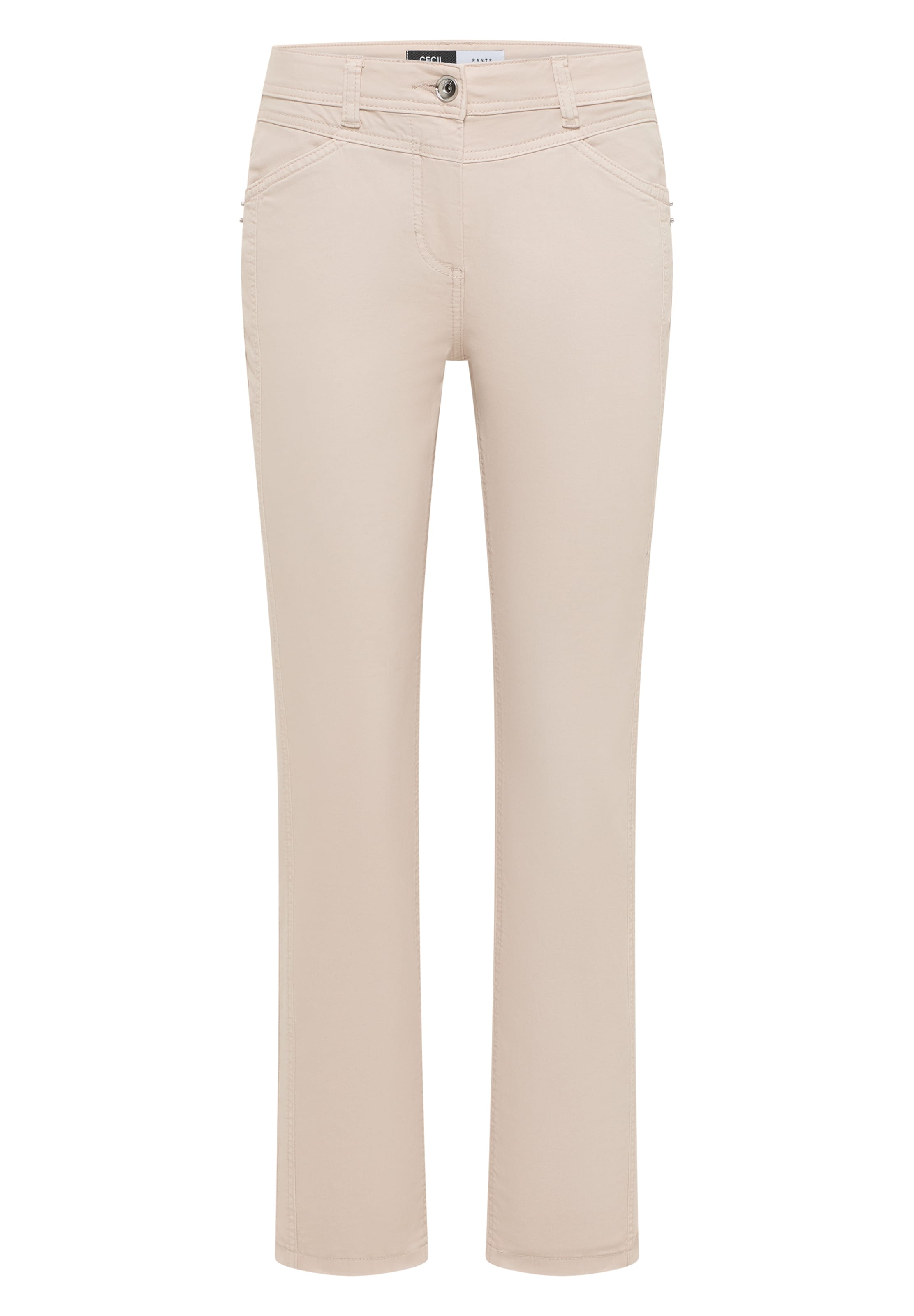 CECIL Pants in Beige: front