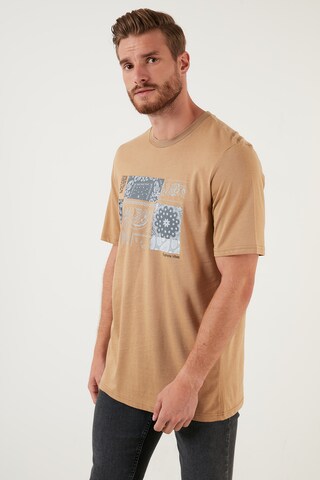 T-Shirt Buratti en beige : devant