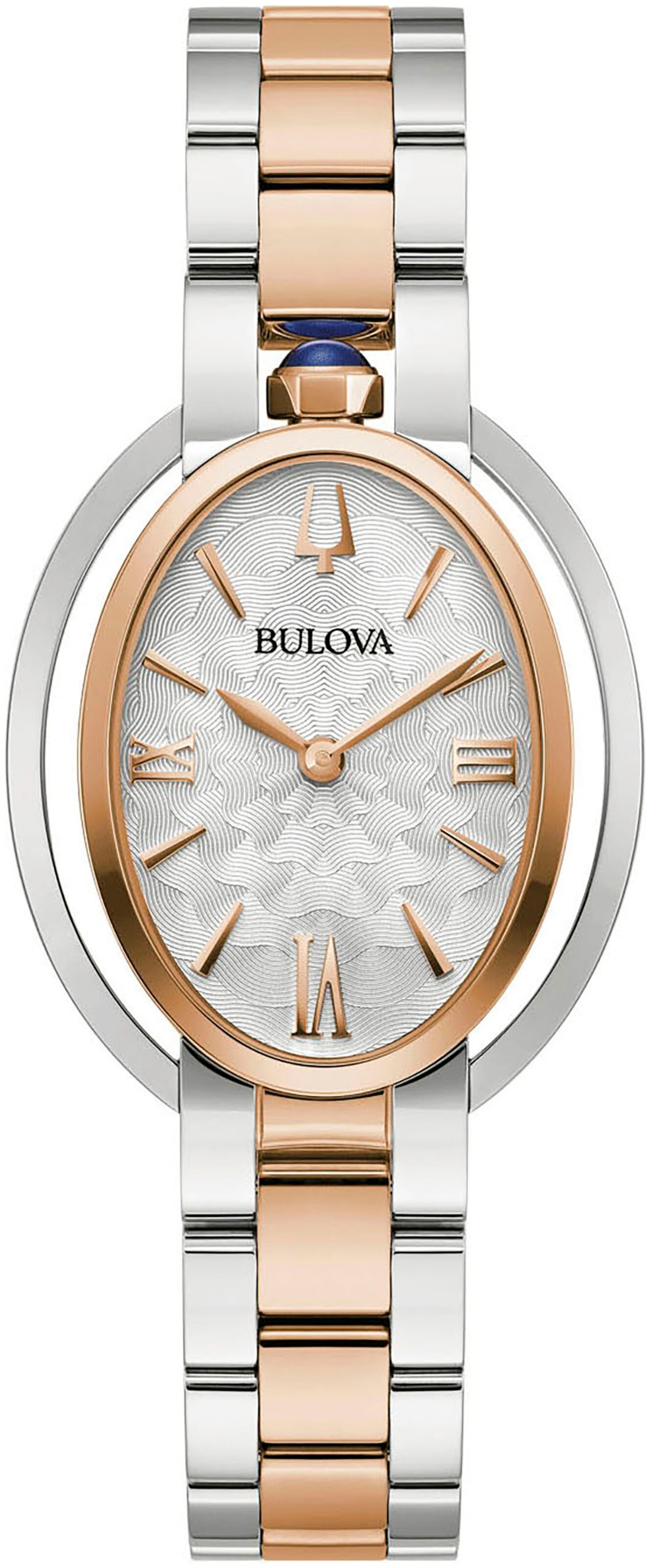 Bulova Analog Watch in Silver: front