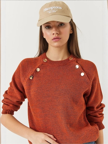 Pull-over 'Pullover' Bianco Lucci en marron